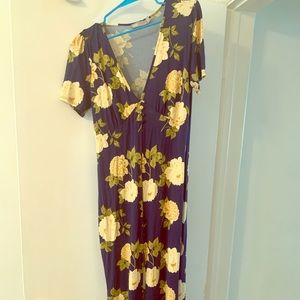 ASOS long dress flower